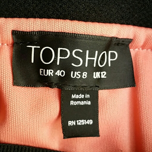 Top Shop Pleated Midi Skirt Peach/Rose - Picture 4 of 5